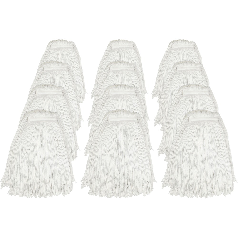 GJOZ24RAYCT - Premium, cut-end mophead with a narrow headband is ideal for general cleaning and disinfecting. Rayon construction is absorbent with a quick release and leaves very little lint. It dries faster so it's mildew-resistant. This 24 oz. mop requires no break-in period so you can start mopping sooner.