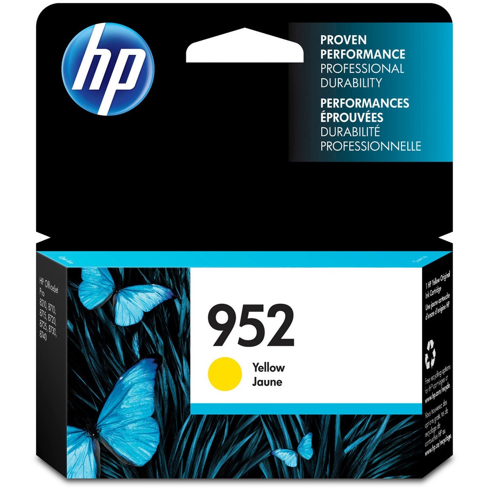 HEWL0S55AN - HP 952 ink cartridge delivers the quality you want and the reliability you need for your HP Officejet Pro 6649 Wide Format, 8210, 8216, 8710 All-in-One, 8720 All-in-One, 8730 All-in-One and 8740 All-in-One. Original HP inks are designed to consistently deliver standout results. This ink cartridge produces laser-quality documents with crisp text and sharp graphics that can make an impact and last for decades. Original HP ink cartridge delivers pages you can use without worrying about performance. Cartridge yields approximately 630 pages. More from the Manufacturer