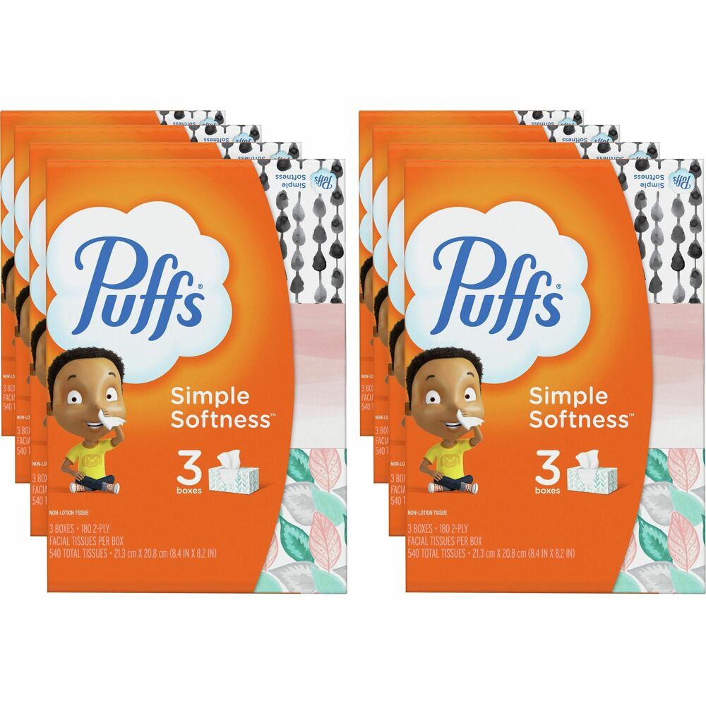 PGC87615CT - Puffs facial tissues are the soft, everyday, non-lotion tissues you love in a family size cube box. Puffs Tissues are softer and 50 percent stronger when wet than the leading national bargain brand. Tissues are perfect for use in office buildings, schools and more.