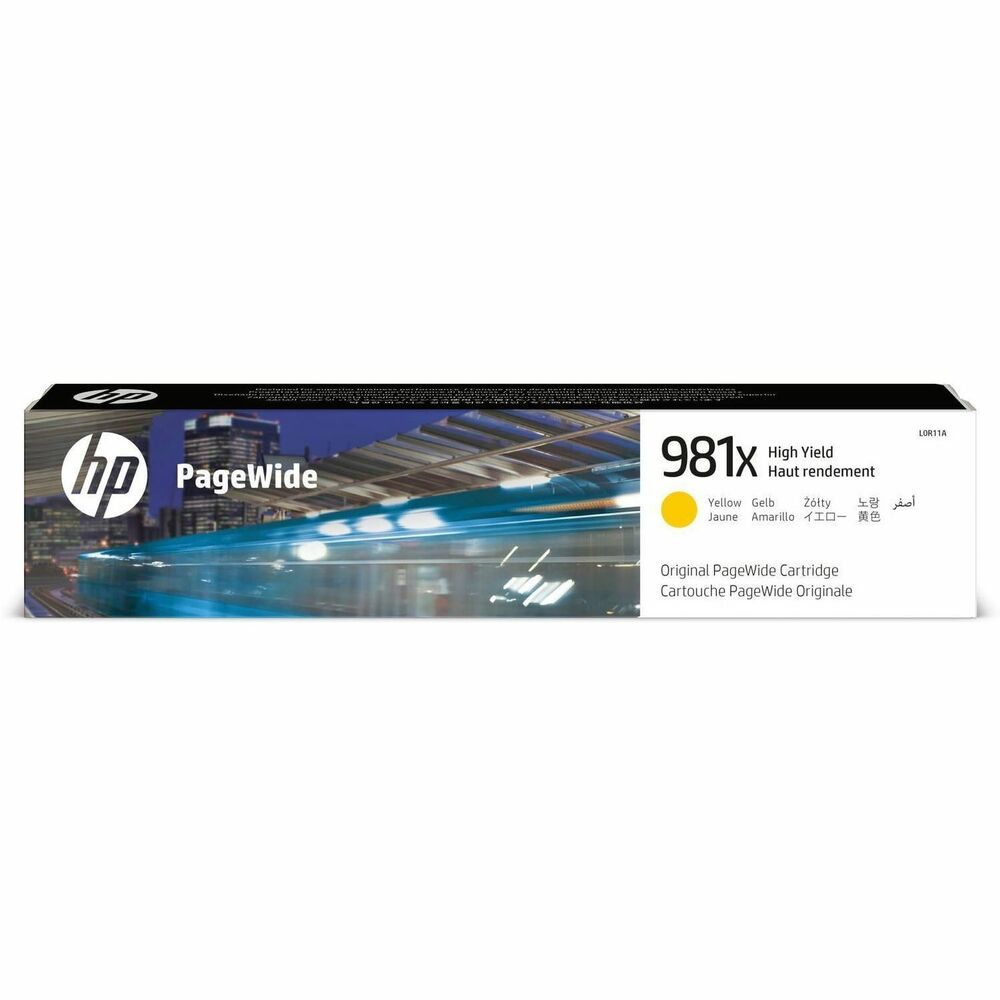 HEWL0R11A - Count on Original HP PageWide cartridges for printing professional-quality color documents. Get consistent quality from this high-yield cartridge designed for Hewlett-Packard PageWide Enterprise Color 556dn, Color 556xh, Color Flow MFP 586z, Color MFP 586dn and Color MFP 586f. Original HP PageWide cartridges are precisely engineered to match the high-speed performance of HP PageWide Enterprise printers and MFPs and to deliver fast, consistent results. Easily replace cartridges in a snap so you can tackle high-volume print jobs without interruptions. HP 981X cartridge makes printing easy so work flows smoothly. Cartridge yields approximately 10,000 pages. More from the Manufacturer