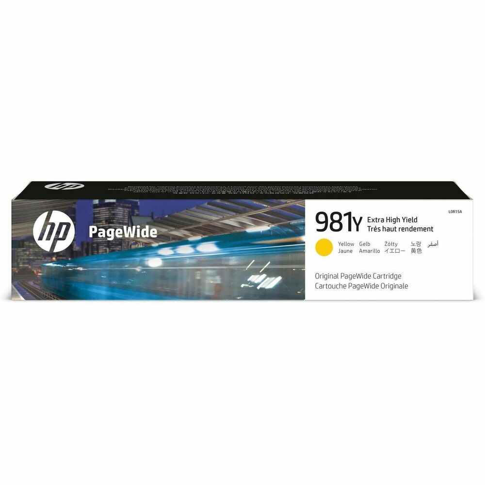 HEWL0R15A - Count on Original HP PageWide cartridges for printing professional-quality color documents. Get consistent quality from this extra high-yield cartridge designed for Hewlett-Packard PageWide Enterprise Color 556dn, Color 556xh, Color Flow MFP 586z, Color MFP 586dn and Color MFP 586f. Original HP PageWide cartridges are precisely engineered to match the high-speed performance of HP PageWide Enterprise printers and MFPs and to deliver fast, consistent results. Easily replace cartridges in a snap so you can tackle high-volume print jobs without interruptions. HP 981Y cartridge makes printing easy so work flows smoothly. Cartridge yields approximately 16,000 pages. More from the Manufacturer