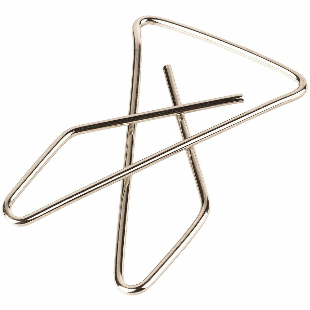 ACC72643 - Paper clamps feature a butterfly-shape design to prevent tearing your important documents and papers. Sturdy wire construction resists flexing or bending to keep your papers securely contained. No. 2 size paper clamps hold up to 100 sheets of paper at once. Paper clamps are perfect for office, home and school use.
