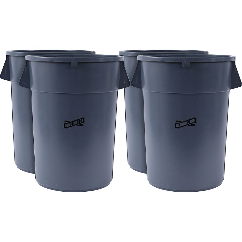 GJO11581CT - Trash container features a heavy-duty design that's perfect for an assortment of uses. 44-gallon container can be used for general refuse to biohazard waste. Trash container features built-in handles for easy lifting. The bag cinch secures trash bags so they stay in place.