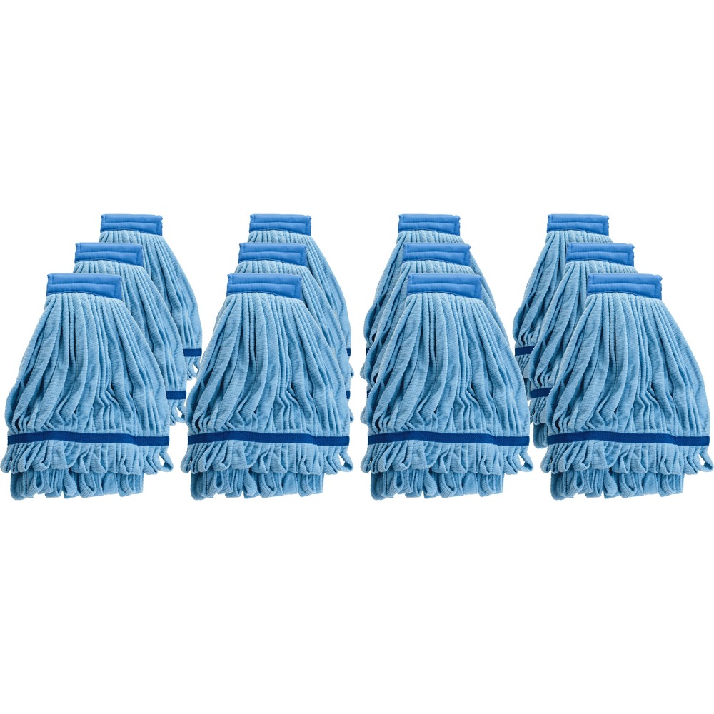 GJO47540CT - Microfiber wet mophead refill is designed for use with the versatile, Genuine Joe Complete Wet Mop with 60" gripper handle (sold separately). Pick the mophead refill to fit the size job. Mophead is very absorbent and delivers a minimum five times the launderability of traditional yarn mops. With microfiber, less chemical is required. The textured finish loosens and holds dirt until washed. The mophead is priced competitively with traditional blended, looped yarn mopheads yet outperforms traditional mops in both cleaning and durability. Canvas headband is durable in laundering.