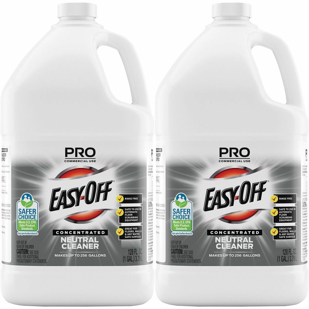 RAC89770CT - Neutral Cleaner provides a neutral, low-foaming and rinse-free clean to your floors, walls and any water-safe surfaces. Equip your staff with a versatile, multipurpose cleaner that's effective without harming surfaces. Cleaning crews can use this concentrated formula with automatic floor scrubbing equipment, trigger application, or a mop and bucket for more flexibility. Reduce reorders and save costs with the economical concentrate that makes up to 256 gallons. Cleaner contains no alkalis, phosphates or ammonia.