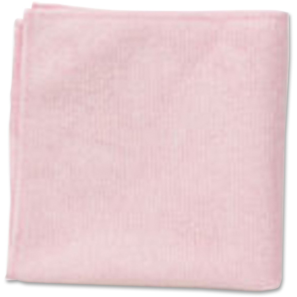 RCP1820581 - Large microfiber cloths deliver superior cleaning performance for light commercial use. They remove 99.9 percent of microbes. Quality microfiber withstands hundreds of launderings and 100 launderings with bleach. Bulk supply of reusable cloths makes sure you have plenty to clean for long period or large buildings. This cloth is red, and cloths are available in other colors to let you color-code them for specific uses.