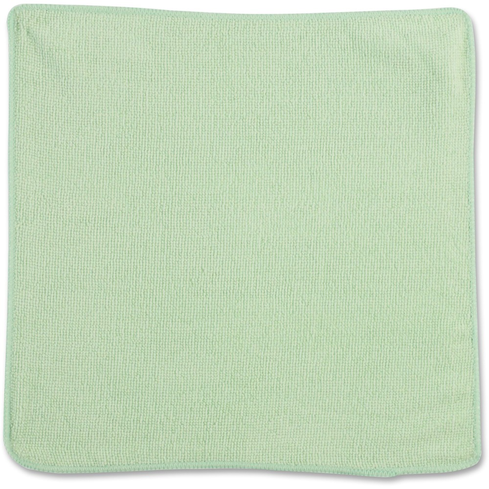 RCP1820582 - Large microfiber cloths deliver superior cleaning performance for light commercial use. They remove 99.9 percent of microbes. Quality microfiber withstands hundreds of launderings and 100 launderings with bleach. Bulk supply of reusable cloths makes sure you have plenty to clean for long period or large buildings. This cloth is green, and cloths are available in other colors to let you color-code them for specific uses.
