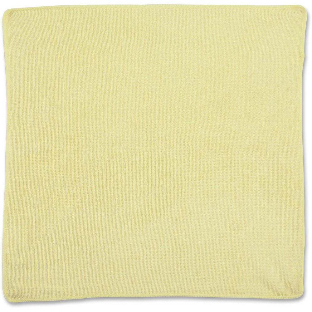 RCP1820584 - Large microfiber cloths deliver superior cleaning performance for light commercial use. They remove 99.9 percent of microbes. Quality microfiber withstands hundreds of launderings and 100 launderings with bleach. Bulk supply of reusable cloths makes sure you have plenty to clean for long period or large buildings. This cloth is yellow, and cloths are available in other colors to let you color-code them for specific uses.