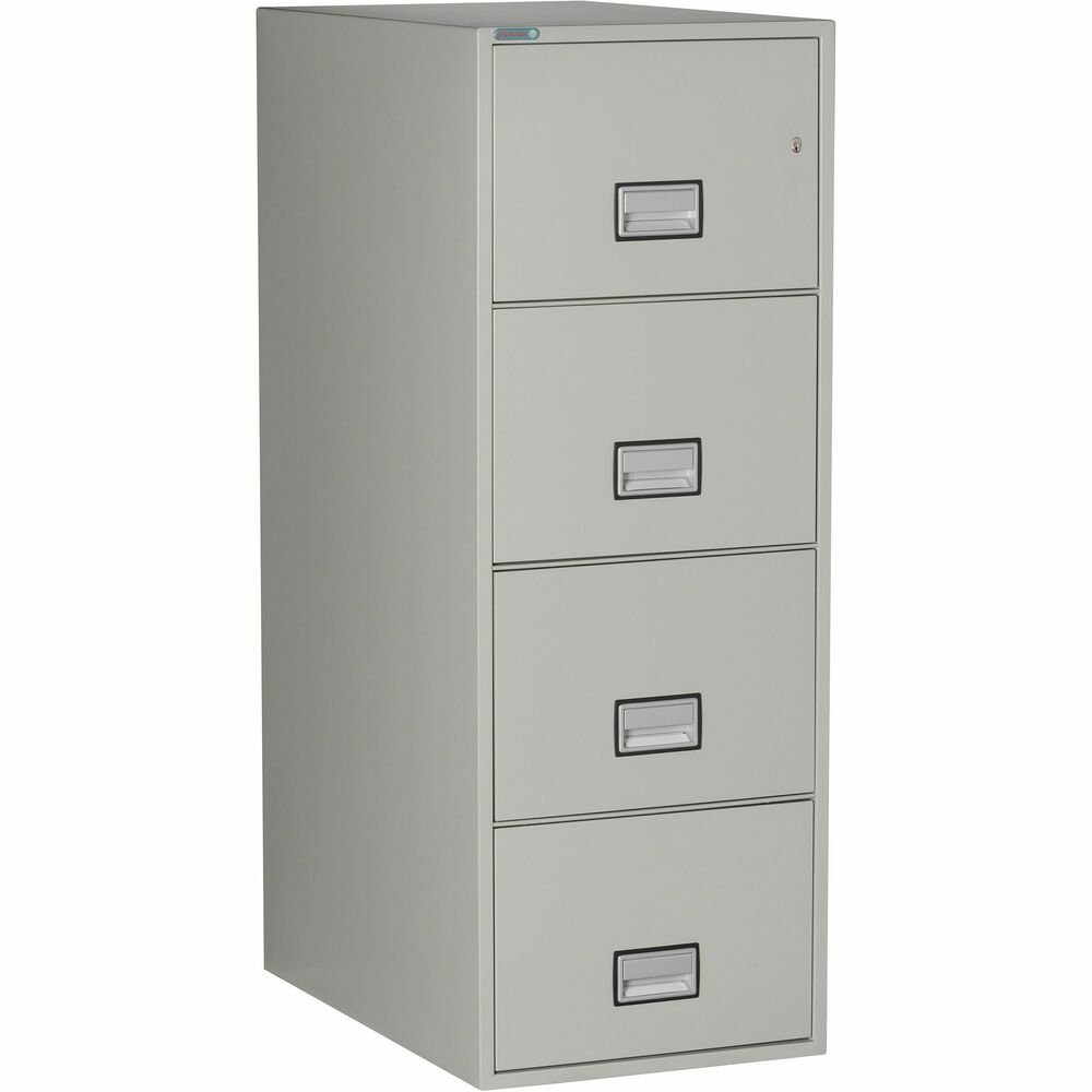 PXSLGL4W31LG - World Class Vertical File provides rugged endurance to withstand tough disasters. Fire-resistant feature outlasts the harshest flames up to 1 hour. Individua drawer insulation prevents closed drawers from fire if one is left open. It also resists explosions up to 2000 degrees Fahrenheit and survives drops up to 30'. Labyrinth sealing system and special gaskets prevent water damage. Vertical file is MTC Grade B rated to protect CDs, DVDs, USBs and memory sticks. Easily access files using recessed drawer pull. Key-operated plunger locks drawers for enhanced privacy. Four drawers store and organize your legal-size documents for convenient access.