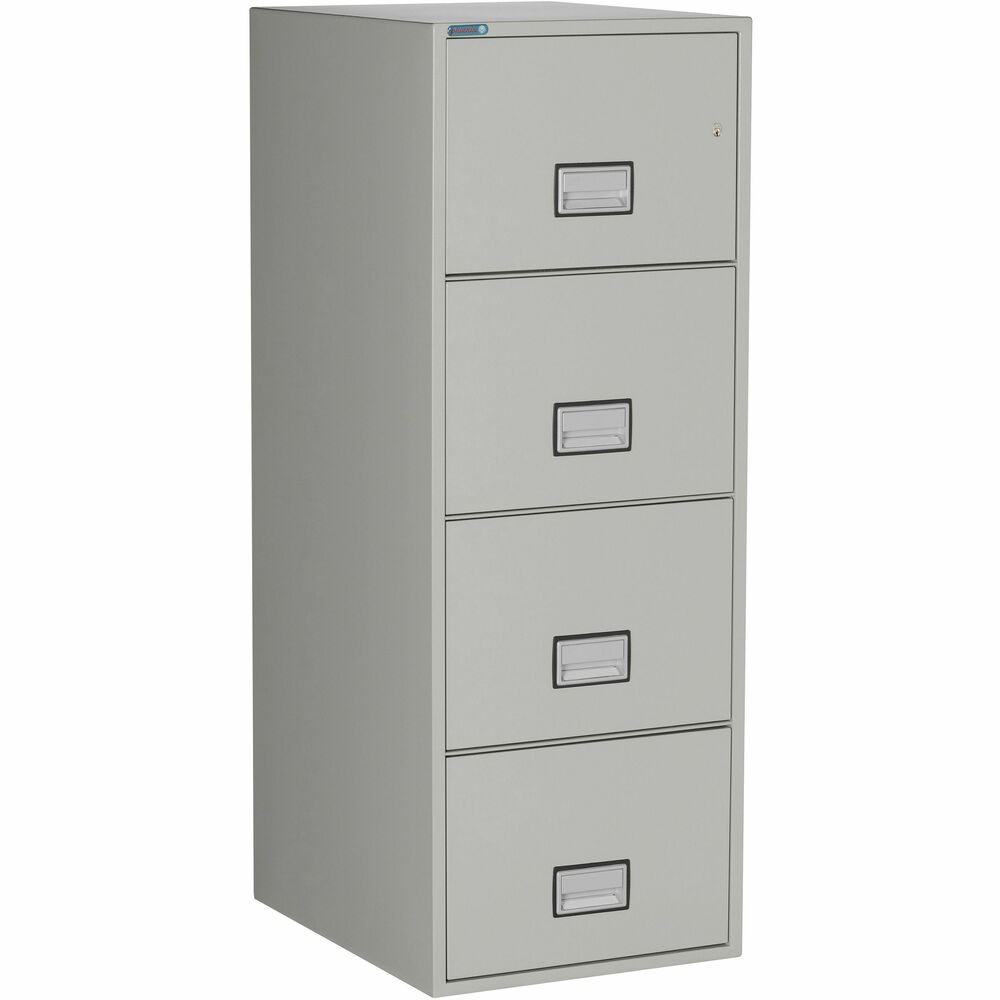 PXSLGL4W25LG - World Class Vertical File provides rugged endurance to withstand tough disasters. Fire-resistant feature outlasts the harshest flames up to 1 hour. Individua drawer insulation prevents closed drawers from fire if one is left open. It also resists explosions up to 2000 degrees Fahrenheit and survives drops up to 30'. Labyrinth sealing system and special gaskets prevent water damage. Vertical file is MTC Grade B rated to protect CDs, DVDs, USBs and memory sticks. Easily access files using recessed drawer pull. Key-operated plunger locks drawers for enhanced privacy. Four drawers store and organize your legal-size documents for convenient access.