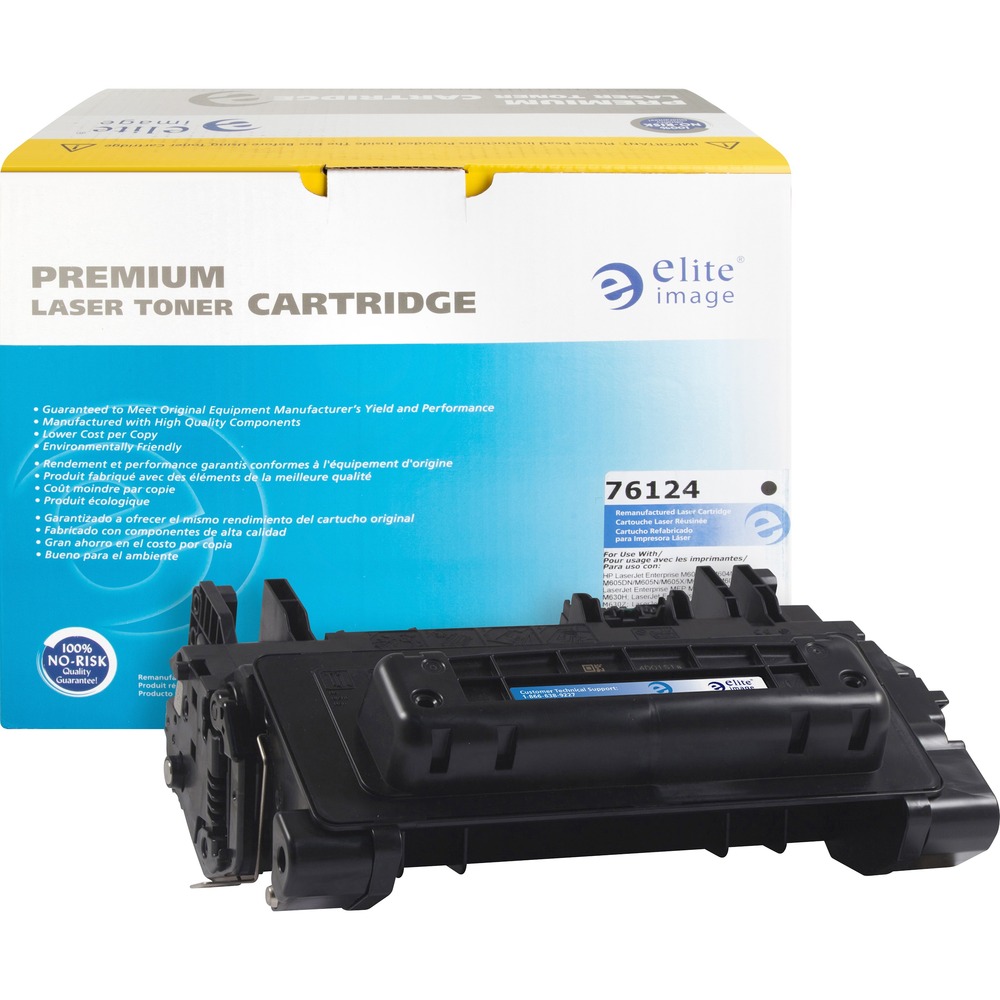 ELI76124 - Premium, replacement toner cartridge is designed to be a true quality alternative to the OEM while offering significant savings. Use in your HP LaserJet Enterprise M604DN, M604N, M605DN, M605N, M605X, M606DN, M606X; LaserJet Enterprise MFP M630DN, M630F, M630H; LaserJet Enterprise Flow MFP M630Z; LaserJet M625DW for exceptional performance. Cartridge yields approximately 10,500 pages. Elite Image is ISO certified. More from the Manufacturer