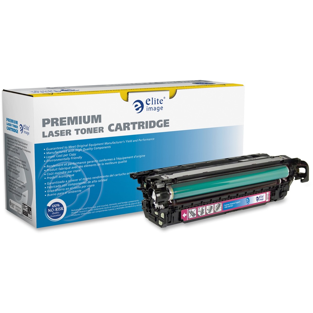 ELI76182 - Premium, replacement toner cartridge is designed to be a true quality alternative to the OEM while offering significant savings. Use in your HP Color LaserJet Enterprise M651dn, M651n or M651xh for exceptional performance. Cartridge yields approximately 15,000 pages. Elite Image is ISO certified. More from the Manufacturer