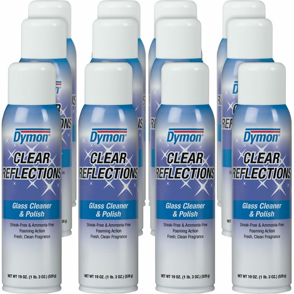 ITW38520CT - Aerosol glass cleaner has been uniquely formulated to create a patented residue-free glass cleaner that eliminates spots, film and streaks. Use to dissolve grease, oil, fingerprints, smudges and soils on contact. The industrial strength cleaner dries crystal clear, preventing just cleaned areas from having to be cleaned again. Cleaner leaves no spots, film or streaks, even at warm or cold temperatures. Aerosol glass cleaner removes grease, fingerprints, oil, smudges. Use on windows, mirrors, showcases, chandeliers, CRT screens, TV screens, windshields and fine lenses.