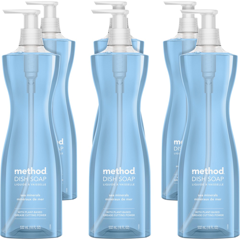 MTH00734CT - With a sleek silhouette, on-trend color and fabulous fragrance, this Dish Soap helps you step up your sink-side style. Made with plant-based cleaning ingredients and a fresh, kitchen-inspired scent, this counter-worthy beauty is a mini remodel in a bottle. Small profile takes up less countertop space. Streamlined pump bottle uses 35 percent less plastic than previously packaged but still delivers the same great suds for ultra grease-fighting. Contoured shape makes it easy to grip. Biodegradable formula is made with plant-based cleansers and other thoughtful ingredients. Sea Minerals scent is a blend of bergamot, lemon, rosemary and crisp marine notes.