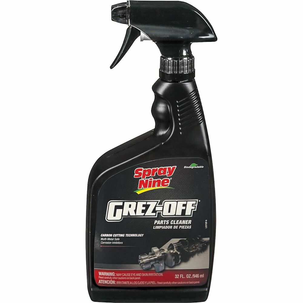 PTX22732CT - Heavy-duty, ready-to-use degreaser effectively removes grease and dirt and works as well as traditional solvents. The professional-strength formula hits hard and fast with a powerful, water-soluble solvent and no harsh fumes or unpleasant odors. Bolstered with fast-acting surfactants, Spray Nine Grez-off Heavy-duty Degreaser digs into grime and pries it away. Use the handy, pump spray bottle for cleaning engines, machinery, tools, workbenches, garage floors/walls, asphalt, stainless steel, chrome, condenser coils, and exhaust hoods. Degreaser contains no petroleum solvents and is VOC-compliant in all 50 states as well as water-based, nonacidic and nonflammable.