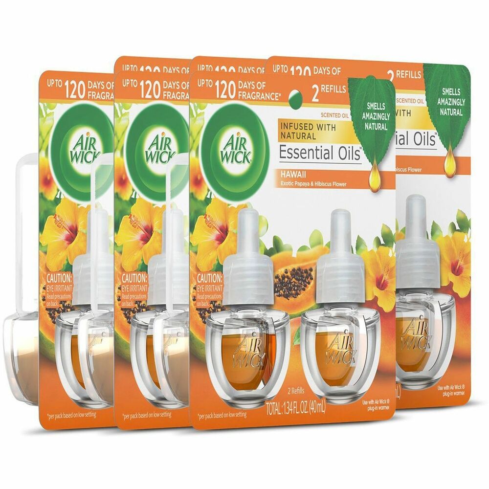RAC85175CT - Leave a lasting impression on guests and ensure a consistent experience using Air Wick Scented Oil Refills with Essential Oils. Keep supply rooms stocked with the pleasant scent your guests associate with your business or home. Get up to 120 days on the lowest warmer setting of a natural-smelling fragrance infused with essential oils. Easily refill your Air Wick plug-in warmer (not included) by unscrewing the cap and inserting the refill until it clicks. Adjust the warmer settings to emit the optimal fragrance in each room. Enhance entrances, common areas, offices, breakrooms and guest rooms with an appealing scent.