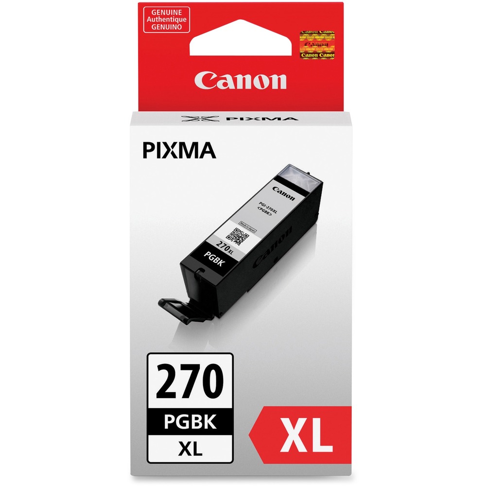 CNMPGI270XLPGBK - PGI-270 pigment ink cartridge delivers improved contrast and crisp text in your Canon Pixma MG5720, MG5721, MG5722, MG6820 or MG7720. XL ink tanks can help save you money, print more when you need it, and extend the time between replacing the ink tank. Smart LED lets you know when a tank is installed properly and which ink tanks need to be replaced.