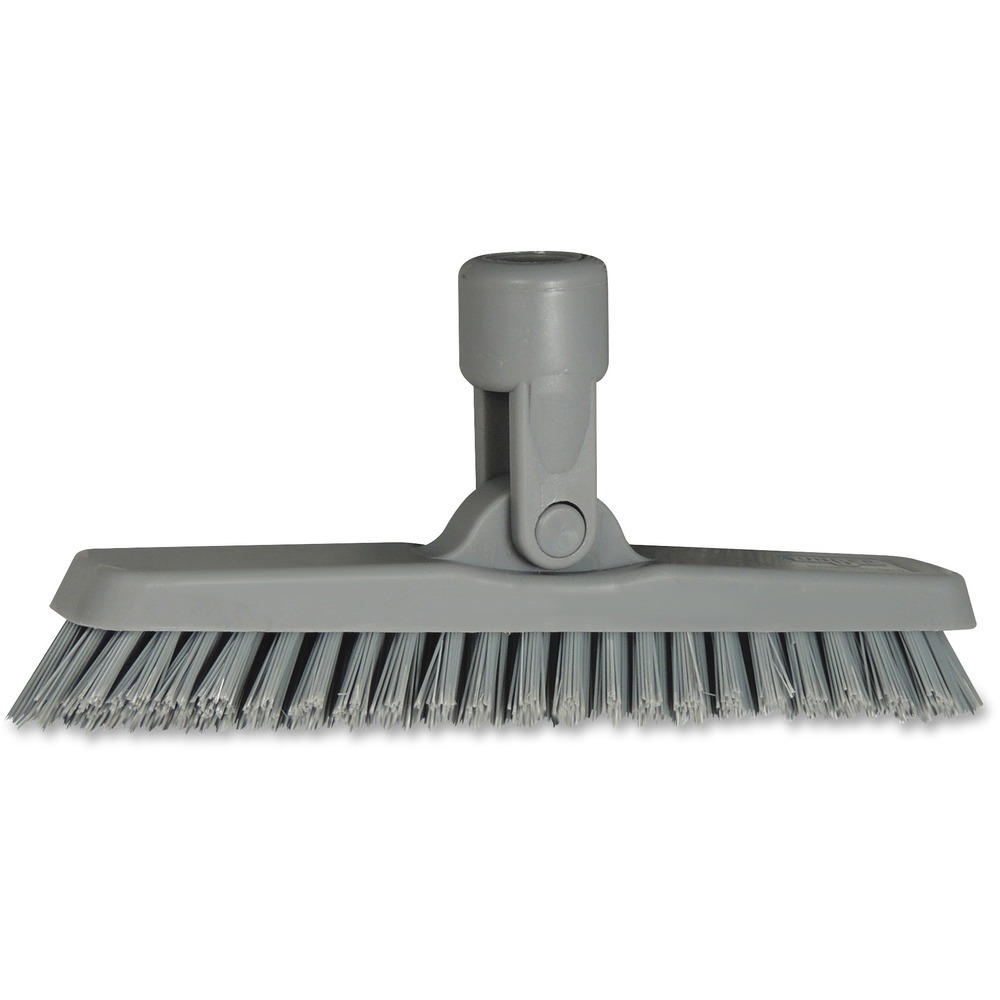 UNGCB20GCT - Swivel corner brush features an angled design to easily clean the corners and edges of floors and walls. Durable polypropylene PET bristles offer excellent scrubbing action to reduce the effort needed to scrub away tough soils and stains. Low-profile pivoting head is easy to maneuver and reduces bending and overreaching. SmartColor decal kit lets you color-code items to prevent cross-contamination. Threaded handle socket is designed for use with all ACME threaded products.
