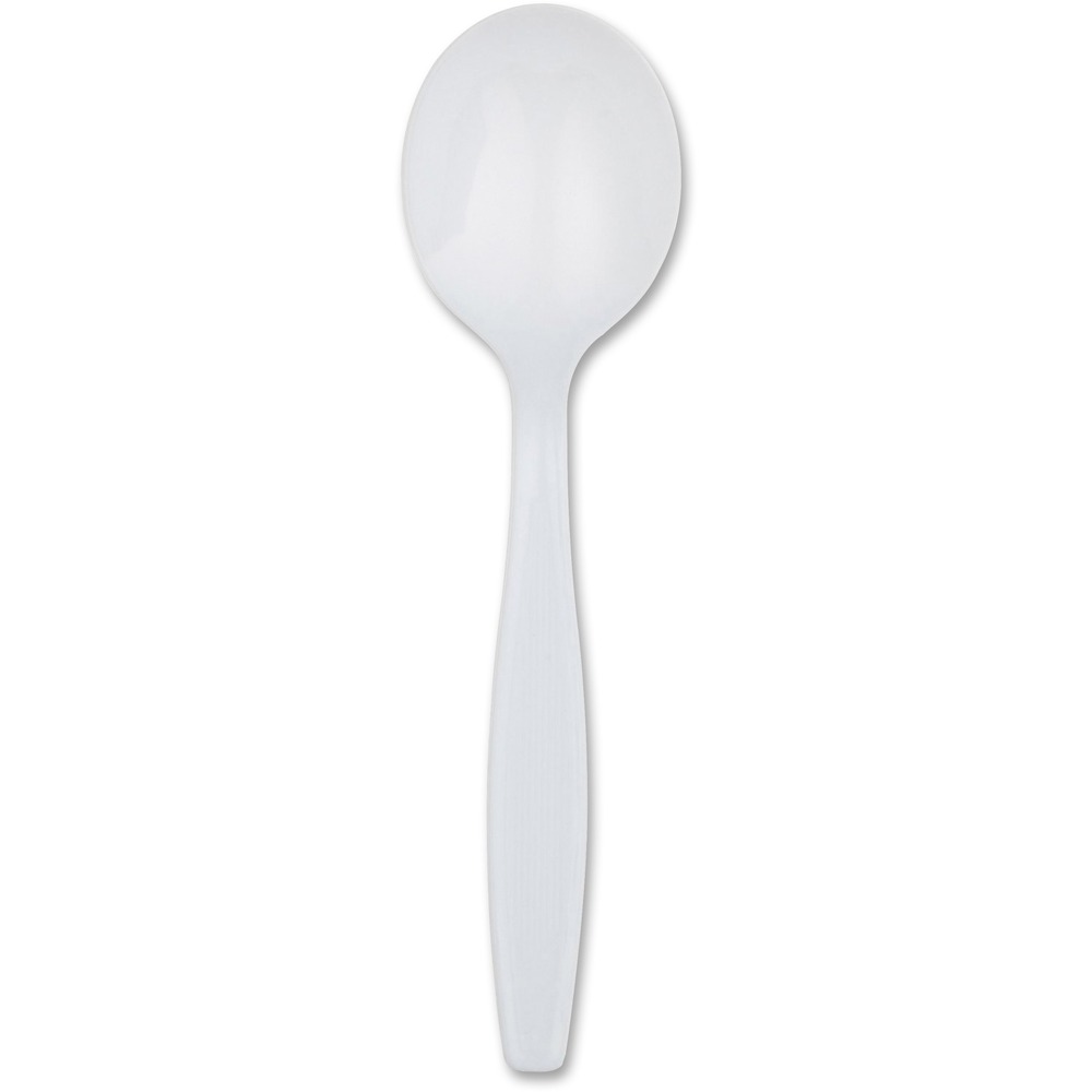 DXESH207CT - Full-size, dinner-length cutlery is made of strong, shatter-resistant, durable polystyrene. Plastic utensils are ideal for office parties, luncheons and breakroom use. Heavyweight construction offers a balance of rigidity and flexibility.