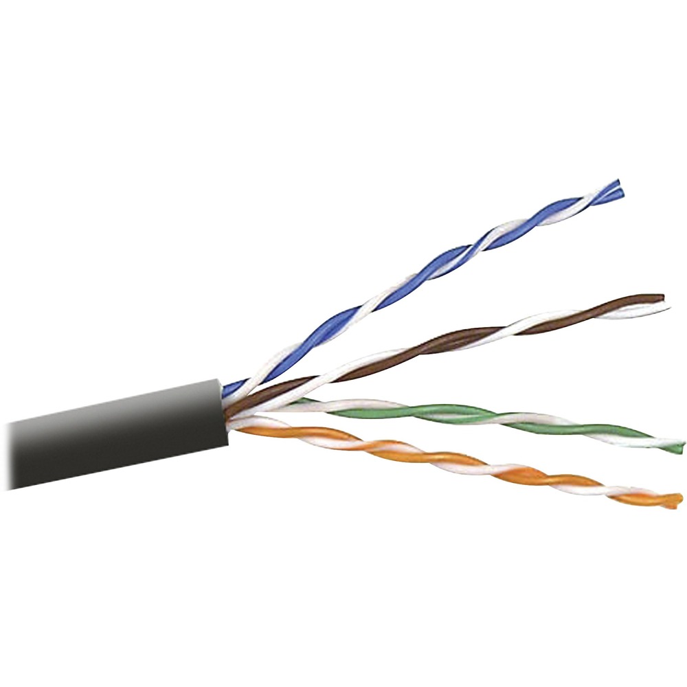 BLKA7J7041000BK - CAT6 stranded cable features a 1,000' length to let you build your cables to your exact specifications and eliminate excess cable. CAT6 technology offers a very high bandwidth to maximize your network speed when working on data-intensive applications. 24AWG wires are performance tested to exceed 500MHz for clean, clear transmissions. CAT6 cable is perfect for high-end solutions such as Gigabit Ethernet, 1.2Gbps ATM and broadband video.