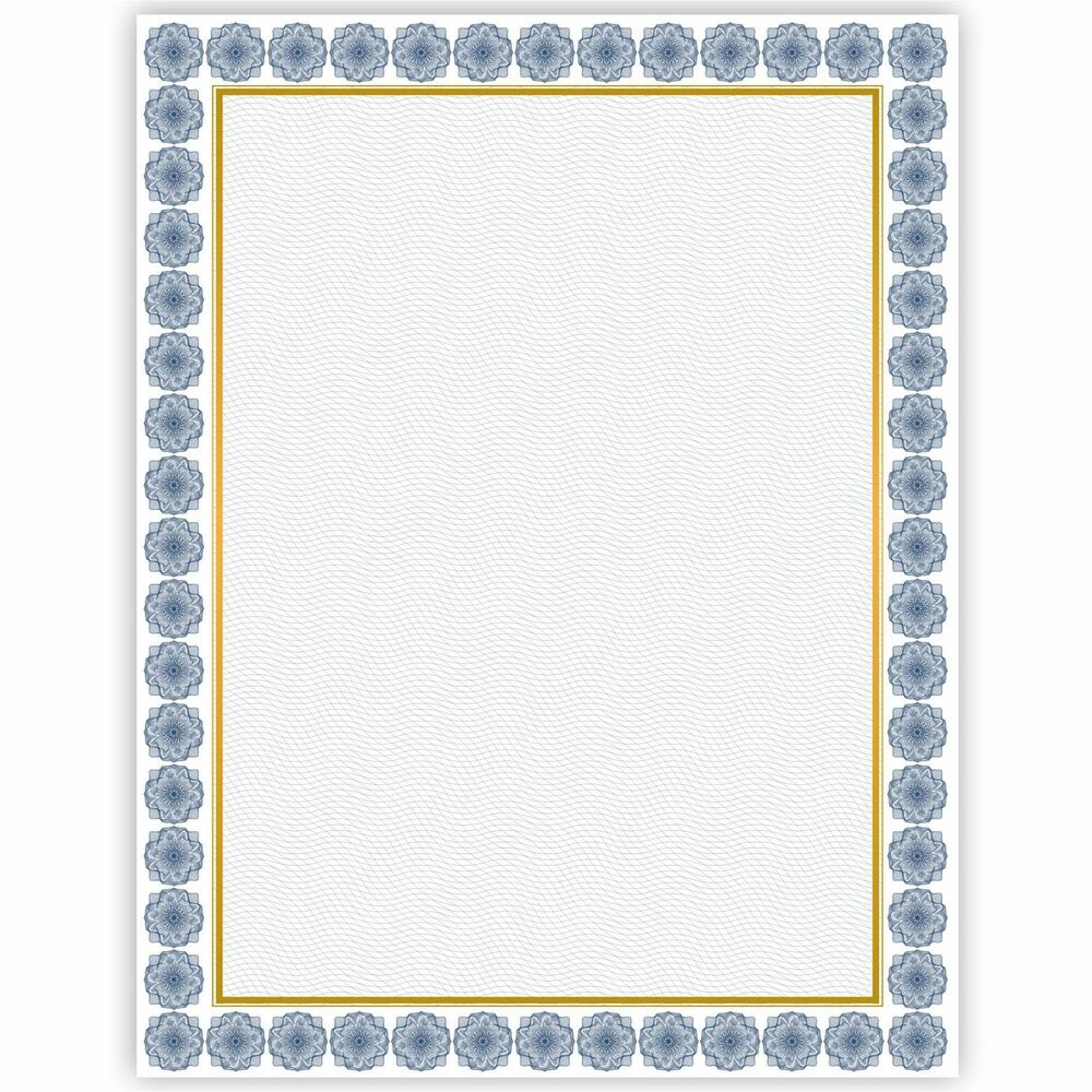 GEO48673 - Motivate and reward in style with these gold foil stamped certificates. iClick 'n Print online design center features a large collection of templates for fast, easy customization. Letter-size certificates are perfect for recognizing special achievements, awards, diplomas, promotions, announcements and more. Certificates are compatible with inkjet printers for professional-quality results.