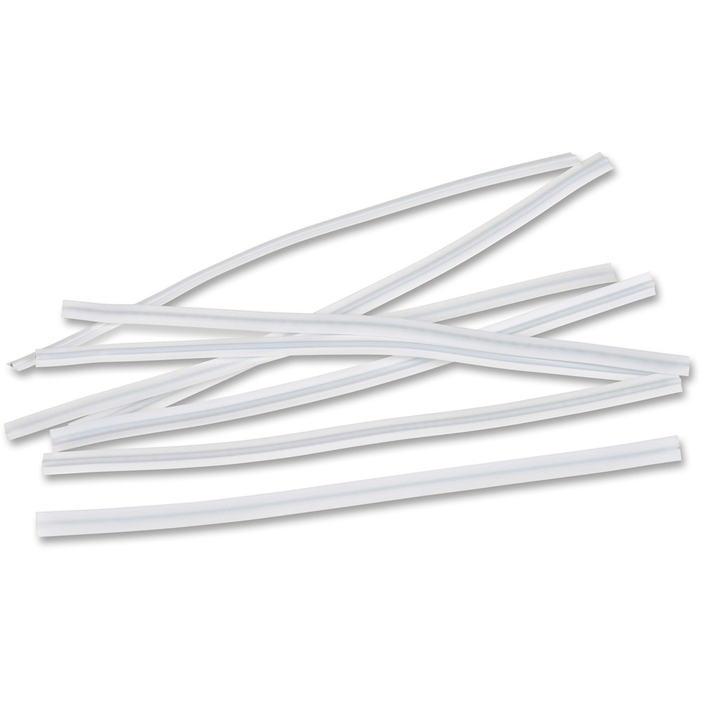 TCO51064 - Vinyl ties feature a moisture-resistant, vinyl exterior to withstand harsh outdoor and indoor conditions. Flexible metal wire twists easily for quick, one-handed use. Reusable construction allows you to access closed bags and reseal them again and again. Vinyl ties are perfect for attaching labels, closing bags, securing loose items and more.