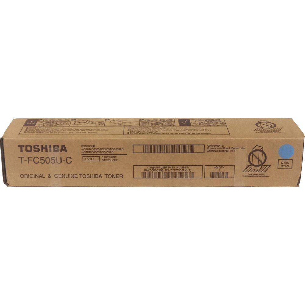 TOSTFC505UC - Toner cartridge is designed for use with Toshiba E-Studio 2505AC, 3005AC, 3505AC, 4505AC and 5005AC to bring out the best results. It is ideal for busy offices. Cartridge delivers proven quality. Easy-to-install cartridge yields approximately 33,600 pages.