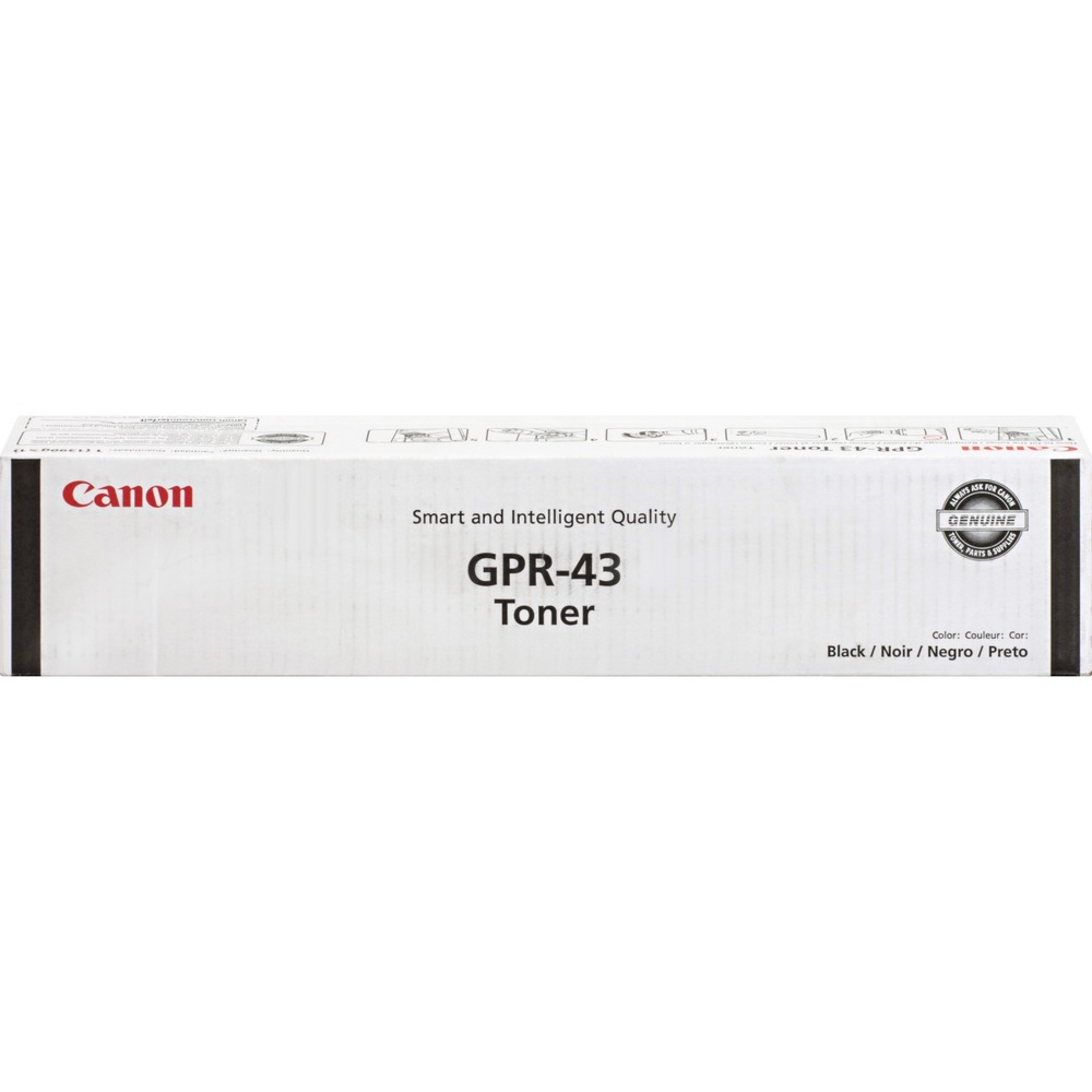 CNMGPR43 - Toner cartridge is designed for use with Canon imageRunner Advance 4025, 4035, 4225 and 4235. Consistent performance meets high-quality output. Easy-to-install cartridge saves time and boosts productivity. GPR-43 toner bottle yields approximately 30,200 copies.