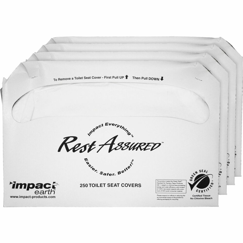Impact Toilet Seat Covers Halffold 250 / Pack 1000 / Carton