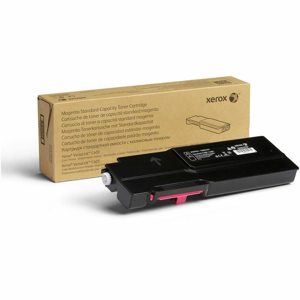 XER106R03503 - Xerox Genuine Xerox VersaLink C400 Color Printer/C405 Color Multifunction Printer Magenta Standard capacity Toner Cartridge (2500 Pages) - 106R03503 is specially formulated and tested to provide the best image quality and most reliable printing you can count on page after page. Xerox Genuine Supplies and Xerox equipment are made for each other. Accept no imitations. Compatible toners may risk breakdown of Xerox printers and result in poor print quality and weak colors. With over 75 years' experience, Genuine Xerox Supplies are something you can rely on.