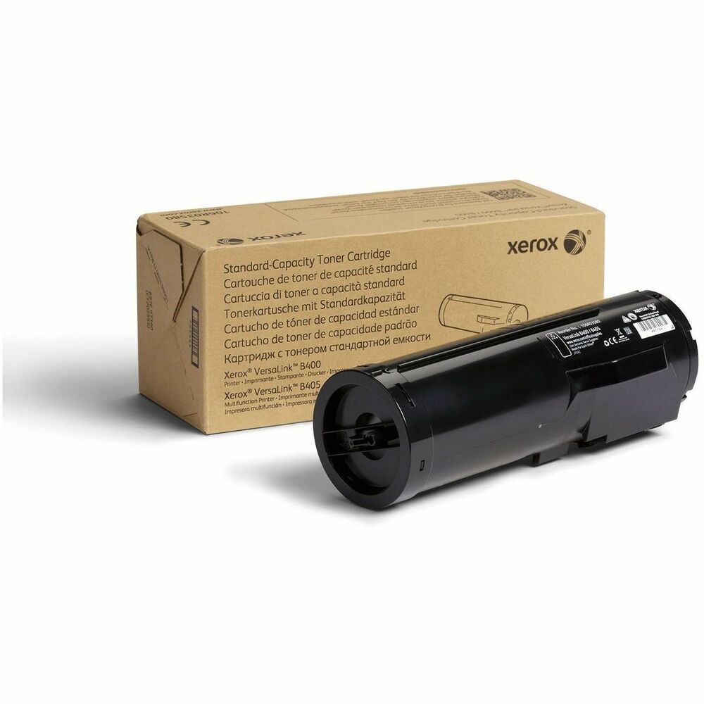 XER106R03580 - Xerox Genuine Xerox VersaLink B400 Printer/B405 Multifunction Printer Black Standard capacity Toner Cartridge (5900 Pages) - 106R03580 is specially formulated and tested to provide the best image quality and most reliable printing you can count on page after page. Xerox Genuine Supplies and Xerox equipment are made for each other. Accept no imitations. Compatible toners may risk breakdown of Xerox printers and result in poor print quality and weak colors. With over 75 years' experience, Genuine Xerox Supplies are something you can rely on.