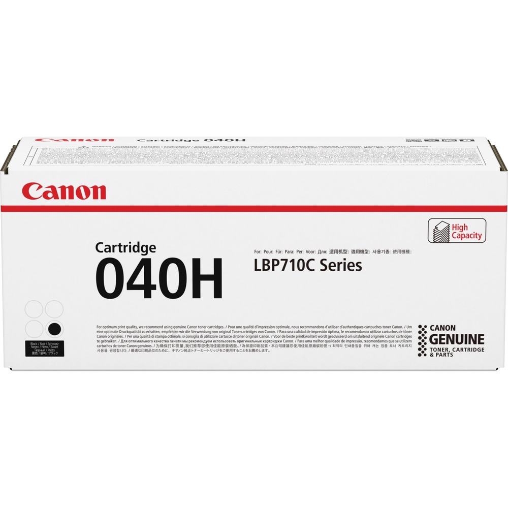 CNMCRTDG040HBK - High-yield toner cartridge delivers exceptional color output in your Canon Color imageClass LBP712. Achieve high-quality printing and sharp, vibrant colors. The single-cartridge system combines the toner and drum into one unit, making replacement of cartridges simple. Cartridge yields approximately 12,500 pages.