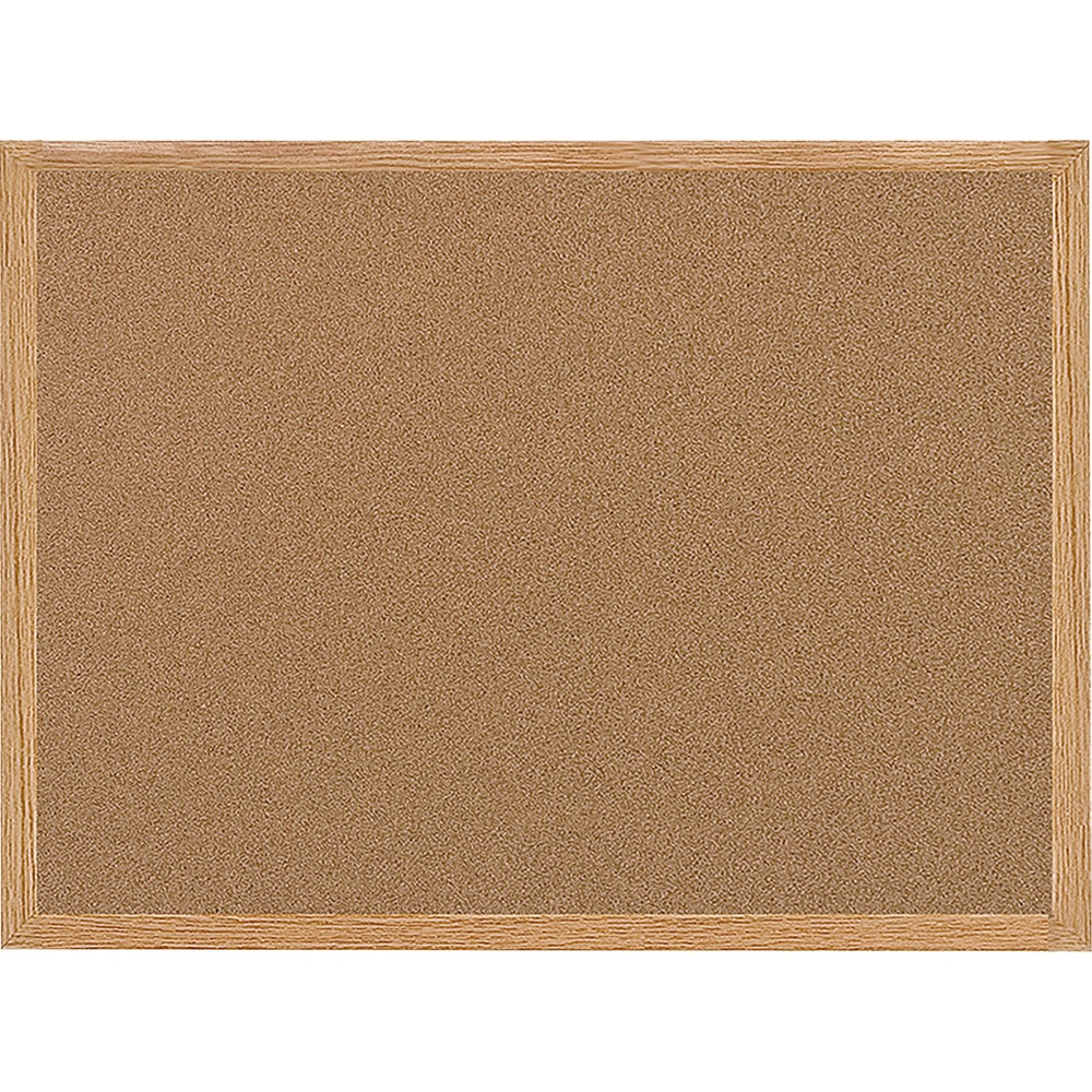 BVCMC070014231 - Bulletin board features a self-healing cork surface that prevents showing pinholes for years of use. Included fasteners allow you to quickly mount the board either vertically or horizontally for optimal placement. Compact size fits conveniently in smaller spaces for use in any working context. Bulletin board is perfect for cubicles, personal work spaces and more.