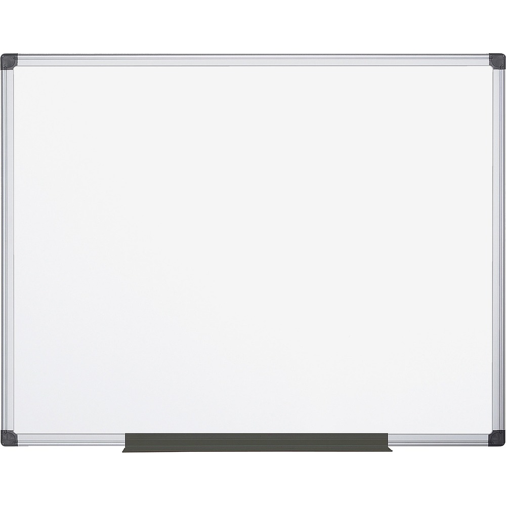 BVCMA2707170 - Dry-erase board features a lacquered steel, Gold Ultra surface to resist staining and maintain its bright appearance. Magnetic backing allows you to quickly secure items for display or attach your magnetic accessories (sold separately). Included mounting hardware works with the four-corner system to mount the board either vertically or horizontally for optimal placement. Pen tray ensures you always have your writing utensils within easy reach.