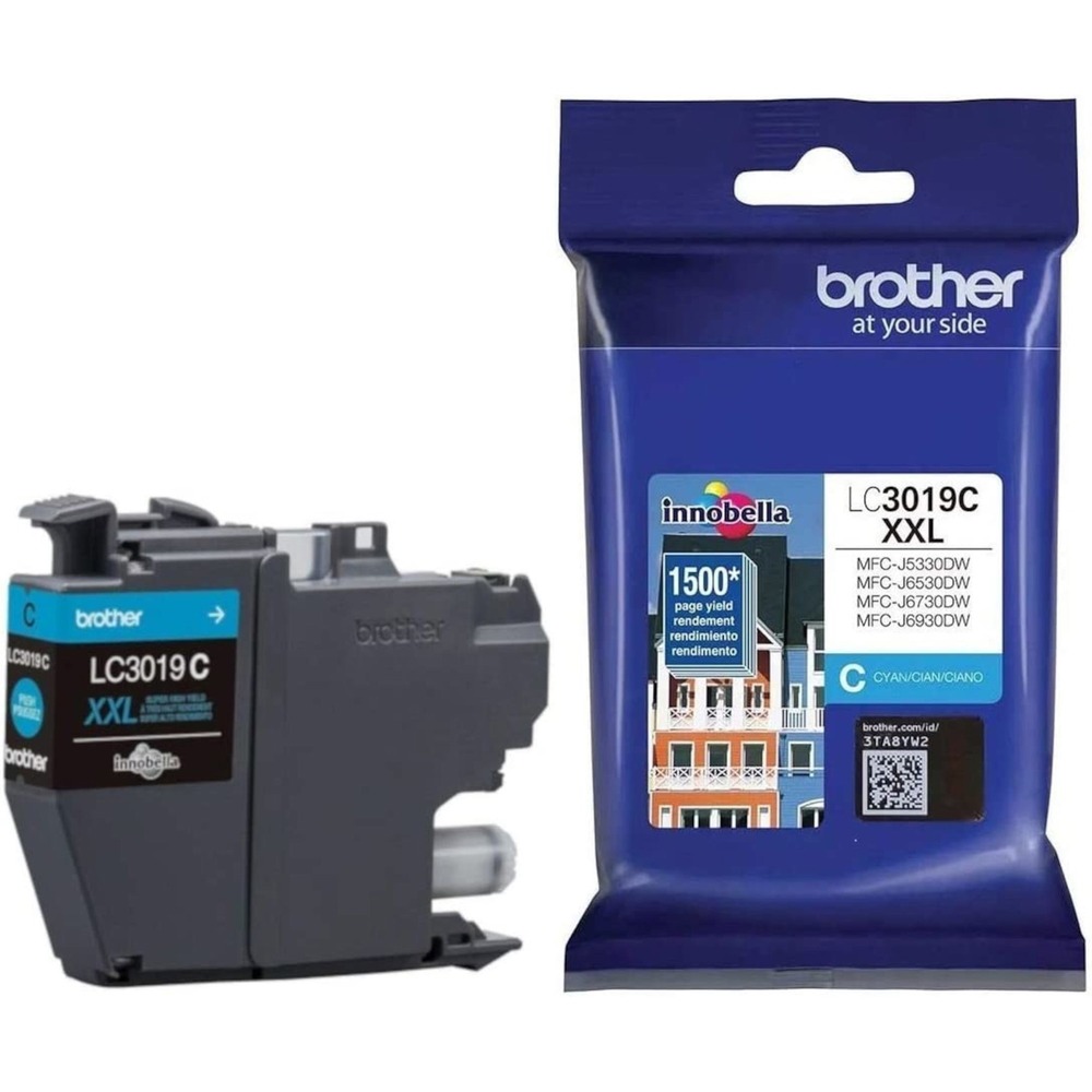 BRTLC3019C - Super high-yield ink cartridge features Innobella ink technology for print longevity, richer colors and sharper images in your Brother MFC-J5330DW, MFC-J6530DW and MFC-J6930DW. Innobella ink is fade-resistant and color-fast to deliver high-quality images that stay vivid for years. All Brother Genuine printer supplies are designed as part of an entire intelligent printing system. Cartridge yields approximately 1,500 pages.