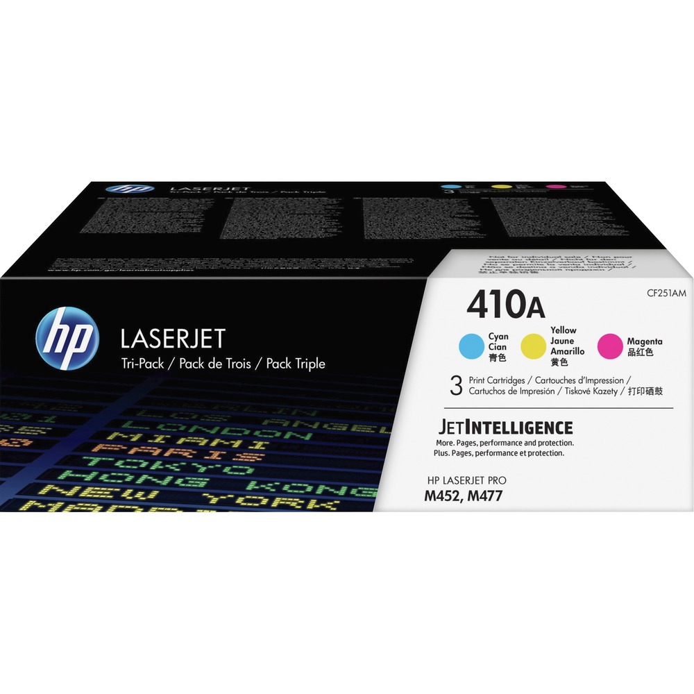 HEWCF251AM - Count on these toner cartridges with JetIntelligence to deliver more pages than ever at fast speeds in your HP Color LaserJet Pro M452 Printer series, HP Color LaserJet Pro MFP M477 series. Intelligently track toner levels with print-gauge technology to help ensure you get the pages you paid for. Anti-fraud technology and HP ColorSphere 3 toner ensure HP professional-quality for producing sharp text, bold blacks and crisp graphics. Quickly replace your cartridges, using auto seal removal and easy-open packaging. Each color cartridge yields approximately 2,300 pages. More from the Manufacturer