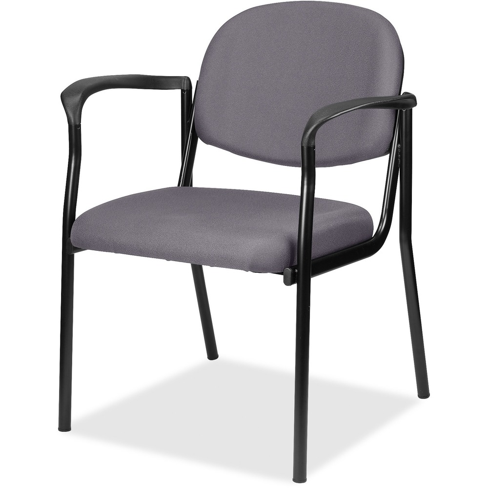 EUT8011101 - Dakota Guest Chair is perfect for waiting areas, offices, exam rooms and more. Thick, padded seat and back provide enhanced support. Vinyl seat and back create optimal comfort. Sturdy, steel frame construction provides durable, stable seating. Armrests help your guests relax during prolonged periods of sitting. Multipurpose chair is Greenguard certified with low chemical emissions to help manage indoor air quality.