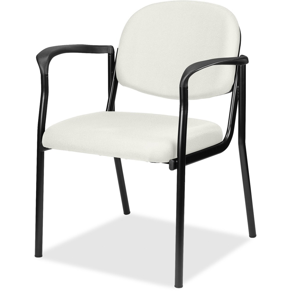 EUT8011103 - Dakota Guest Chair is perfect for waiting areas, offices, exam rooms and more. Thick, padded seat and back provide enhanced support. Vinyl seat and back create optimal comfort. Sturdy, steel frame construction provides durable, stable seating. Armrests help your guests relax during prolonged periods of sitting. Multipurpose chair is Greenguard certified with low chemical emissions to help manage indoor air quality.