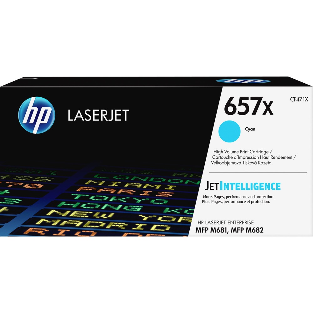 HEWCF471X - Count on this high-yield, Original HP toner cartridge with JetIntelligence for high quality at fast speeds in your HP Color LaserJet Enterprise Flow MFP M681 series. Avoid costly reprints and help ensure flawless performance and HP quality you expect. Look professional on every page with vibrant, high-quality prints that stand the test of time. Page maximizer technology delivers more pages per cartridge than before. Intelligently track toner levels with print-gauge technology to help ensure you get the pages you paid for. Innovative, anti-fraud technology helps ensure you're getting authentic HP quality. Quickly replace your cartridges with auto seal removal and easy-open packaging. Maximize efficiency with this toner cartridge specially designed to work best with your HP LaserJet. HP 657X cartridge yields approximately 23,000 pages. More from the Manufacturer