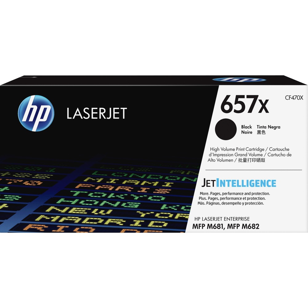 HEWCF470X - Count on this high-yield, Original HP toner cartridge with JetIntelligence for high quality at fast speeds in your HP Color LaserJet Enterprise Flow MFP M681 series. Avoid costly reprints and help ensure flawless performance and HP quality you expect. Look professional on every page with vibrant, high-quality prints that stand the test of time. Page maximizer technology delivers more pages per cartridge than before. Intelligently track toner levels with print-gauge technology to help ensure you get the pages you paid for. Innovative, anti-fraud technology helps ensure you're getting authentic HP quality. Quickly replace your cartridges with auto seal removal and easy-open packaging. Maximize efficiency with this toner cartridge specially designed to work best with your HP LaserJet. The HP 657X cartridge yields approximately 28,000 pages. More from the Manufacturer