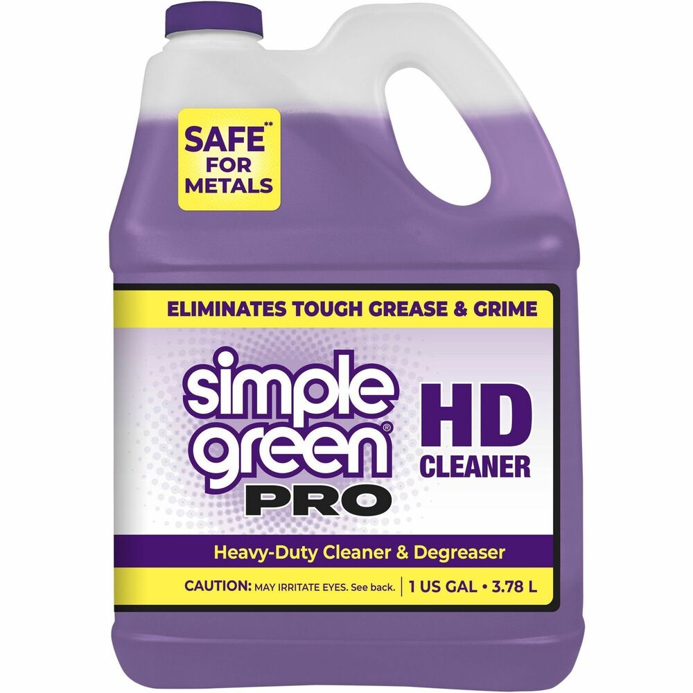 SMP213421 - Heavy-duty cleaner features a noncorrosive, professional-grade formula that breaks down tough grease, grime and oily stains for multipurpose home and do-it-yourself applications. Versatile design can be used manually or in equipment, including parts washers, dip tanks, pressure washers and ultrasonics. The cost-effective concentrate can be custom diluted for specific applications and creates up to 14 gallons of cleaner. Heavy-duty cleaner is perfect for floors, painted surfaces, metal surfaces, engines, wheels, tools, heavy equipment, grease/oil stains, vehicles, ovens, grills and more.