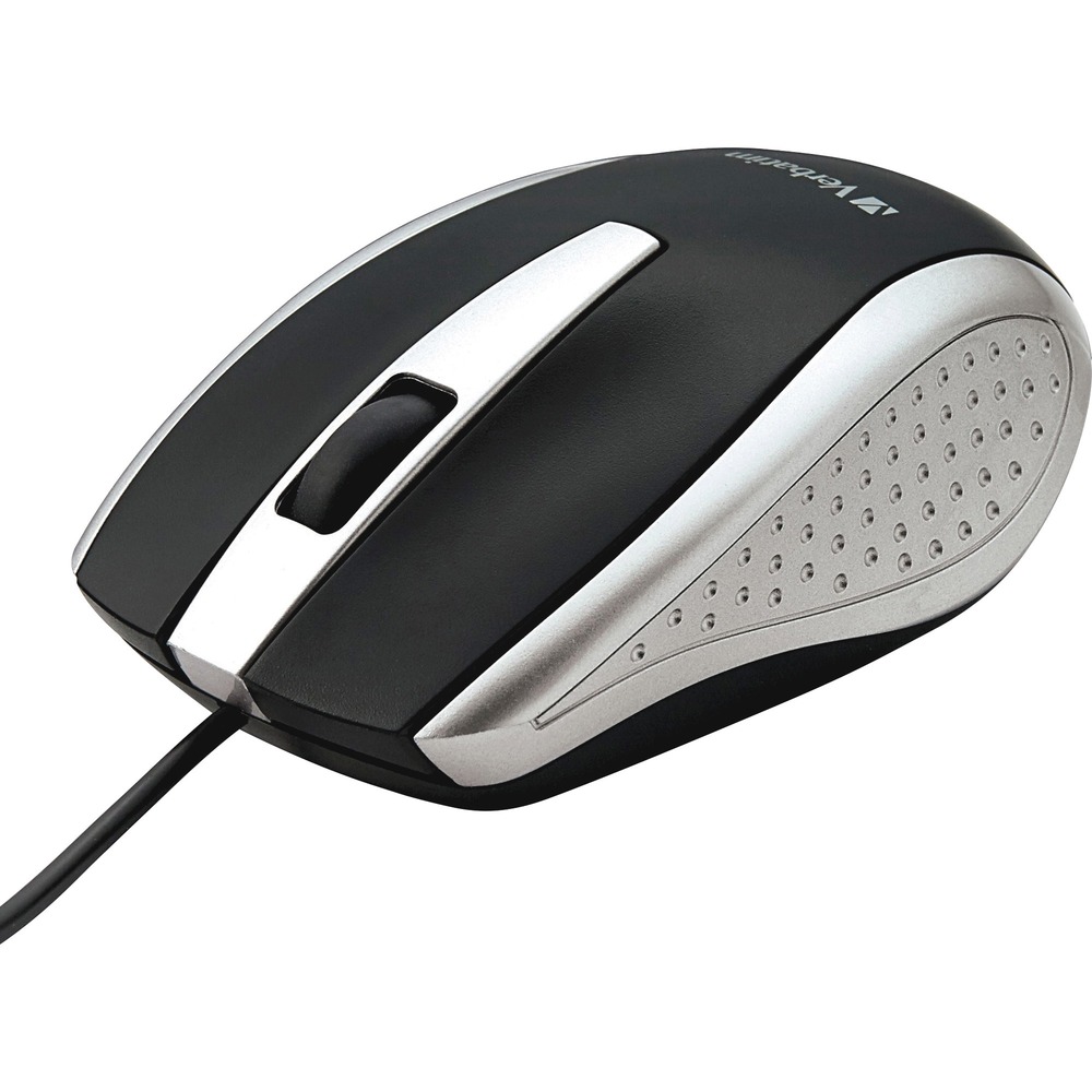 VER99741 - If you want a stylish mouse for your desktop or notebook computer, enjoy this Corded Notebook Optical Mouse. Ergonomic design comfortably fits your hand. With its high-resolution optical technology, the mouse also offers smooth, precise tracking and a precision scroll wheel for easy scrolling. It's ideal for your notebook, ultrabook and desktop computer. This mouse features a USB interface and is compatible with Windows XP, Vista and Windows 10 and higher; and Mac OS X 10.4 and higher.