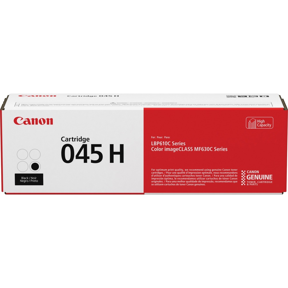 CNMCRTDG045HBK - Designed by Canon engineers and manufactured in Canon facilities, this genuine Canon toner cartridge is developed using precise specifications so you can be confident that your Canon device will consistently produce high-quality results. Canon S-Toner produces a highly detailed toner image and helps ensure a precise transfer performance. This high-capacity toner option keeps up with your busy printing needs so you have less replacement effort and more time. The Single-Cartridge System combines the toner and drum into the same unit, which means you only have one consumable to replace. High-yield cartridge works in the Canon imageClass MF630 Series and LBP612Cdw. It yields approximately 2,800 pages.