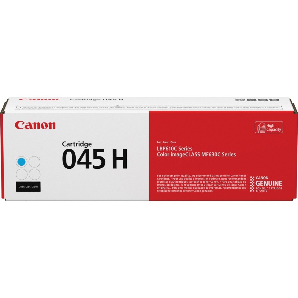 CNMCRTDG045HC - Designed by Canon engineers and manufactured in Canon facilities, this genuine Canon toner cartridge is developed using precise specifications so you can be confident that your Canon device will consistently produce high-quality results. Canon S-Toner produces a highly detailed toner image and helps ensure a precise transfer performance. This high-capacity toner option keeps up with your busy printing needs so you have less replacement effort and more time. The Single-Cartridge System combines the toner and drum into the same unit, which means you only have one consumable to replace. High-yield cartridge works in the Canon imageClass MF630 Series and LBP612Cdw. It yields approximately 2,200 pages.