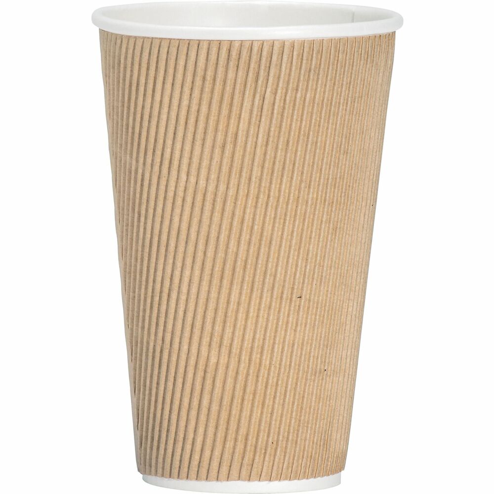 GJO11257BD - Unique hot cups are perfect for your beverage center or breakroom. Three-layer ripple design makes the hot cup cool to the touch. They are also microwavable. Ripple Hot Cups reduce costs by eliminating the need to use a sleeve or double cup.