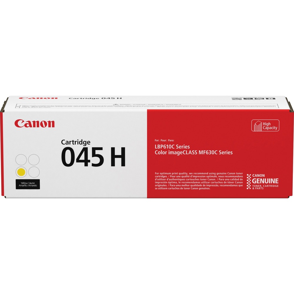 CNMCRTDG045HY - Designed by Canon engineers and manufactured in Canon facilities, this genuine Canon toner cartridge is developed using precise specifications so you can be confident that your Canon device will consistently produce high-quality results. Canon S-Toner produces a highly detailed toner image and helps ensure a precise transfer performance. This high-capacity toner option keeps up with your busy printing needs so you have less replacement effort and more time. The Single-Cartridge System combines the toner and drum into the same unit, which means you only have one consumable to replace. High-yield cartridge works in the Canon imageClass MF630 Series and LBP612Cdw. It yields approximately 2,200 pages.