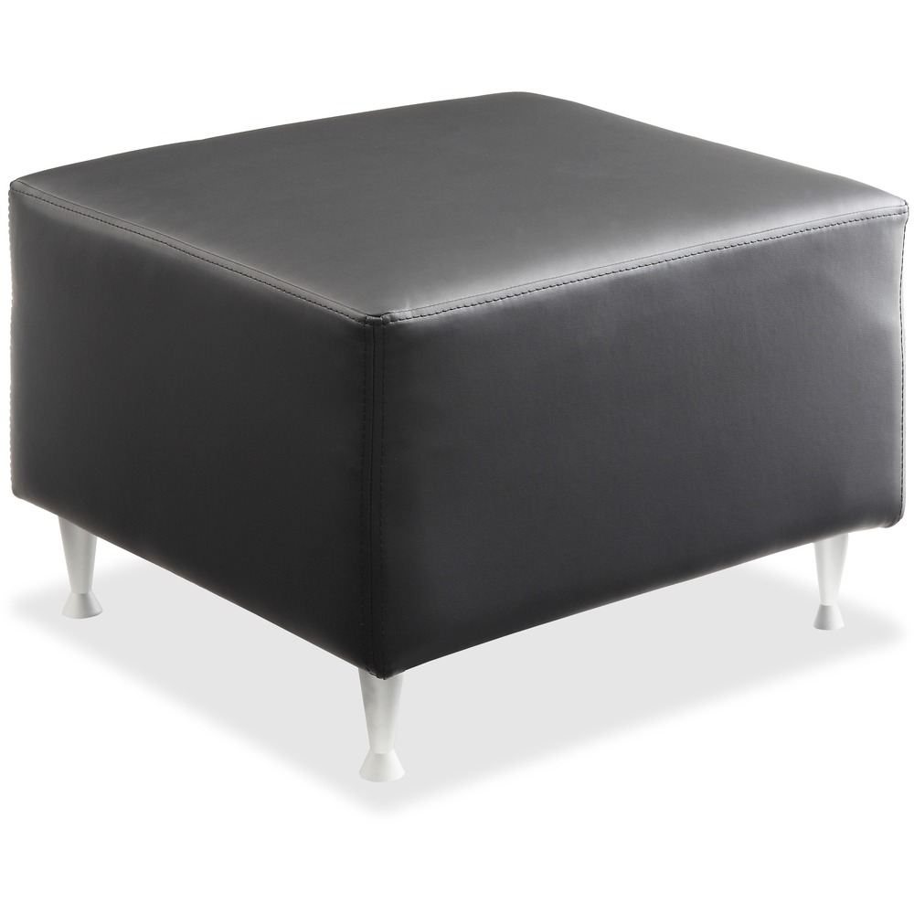 LLR86920 - This lounge bench provides comfortable seating and is part of Lorell's Fuze Modular Lounge Series that supports the mobile lifestyle. This series includes ways for guests to easily power their mobile lifestyle with a power outlet, Wi-Fi plug and two USB ports on the side of square and end lounge chairs as well as atop the connector table unit (all sold separately). This leather-upholstered bench with no power outlets fits into multiple configurations that are ideal for impromptu collaboration, reception and lounge areas. Four brushed aluminum legs offer reliable support. Design also includes a thick cushion for the seat. Seat measures 25" wide x 26" deep x 18" high. Weight capacity is 250 lb.