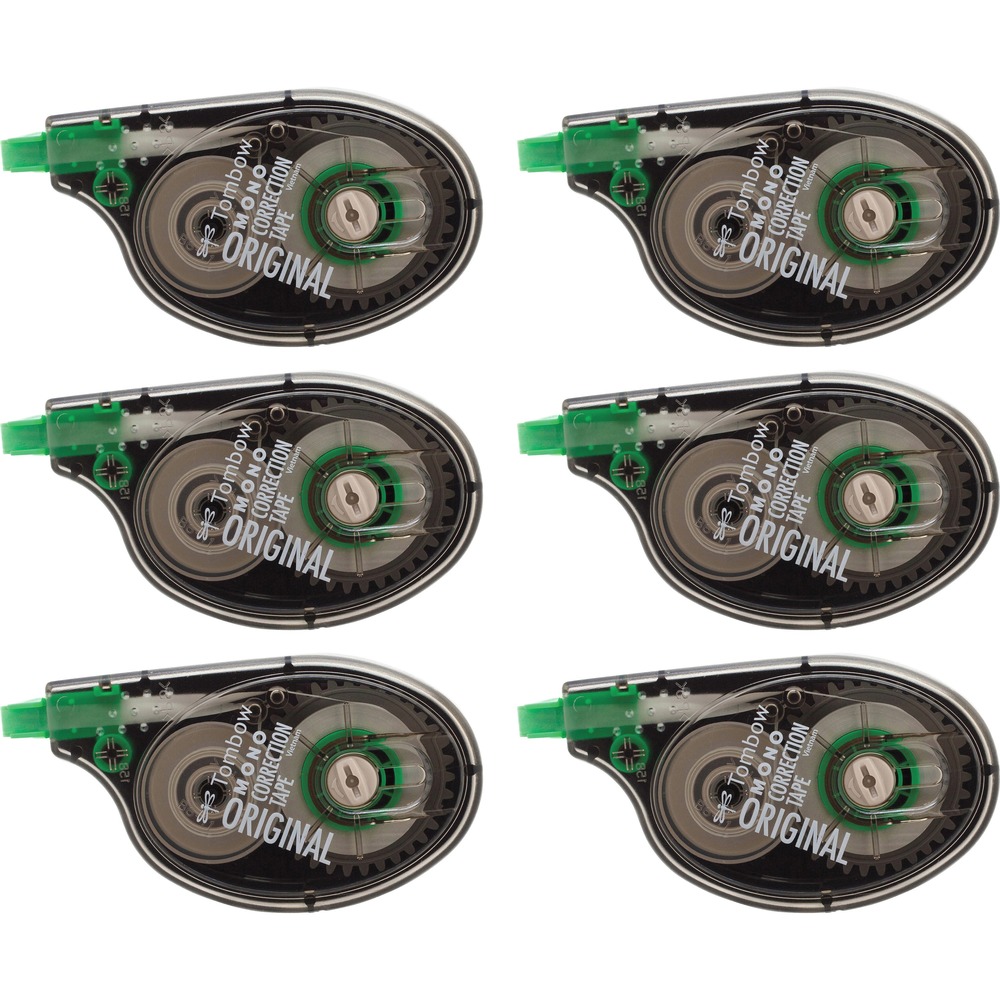 TOM68620BX - Easy-to-use, side-action applicator delivers accurate application to instantly correct typed or handwritten documents. Premium tape lays down smooth and blends well with paper. Rewrite with a pen, pencil or marker. Dual Gear technology and self-tightening mechanism prevent looping and pulling of the white tape. Use the knob for tape adjustment. Compact applicator is made of a high percentage of recycled materials. Dispenser is nonrefillable.