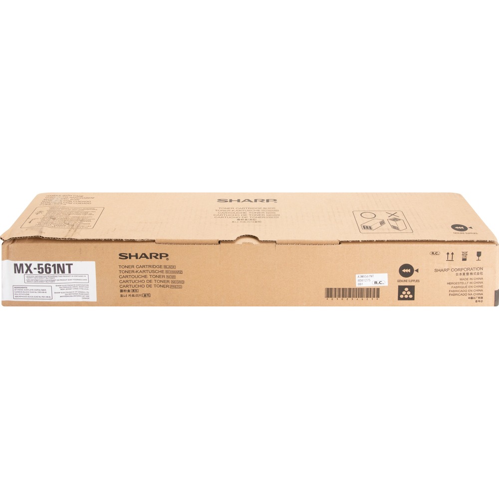 SHRMX561NT - Toner cartridge delivers proven quality in your Sharp MXM364N, MXM365N, MXM464N, MXM465N, MXM564N and MXM565. Enhance your print quality and savings with reliably, clean, sharp printing. Design offers consistent reliability and makes it easy to install the cartridge. Cartridge yields approximately 40,000 pages.