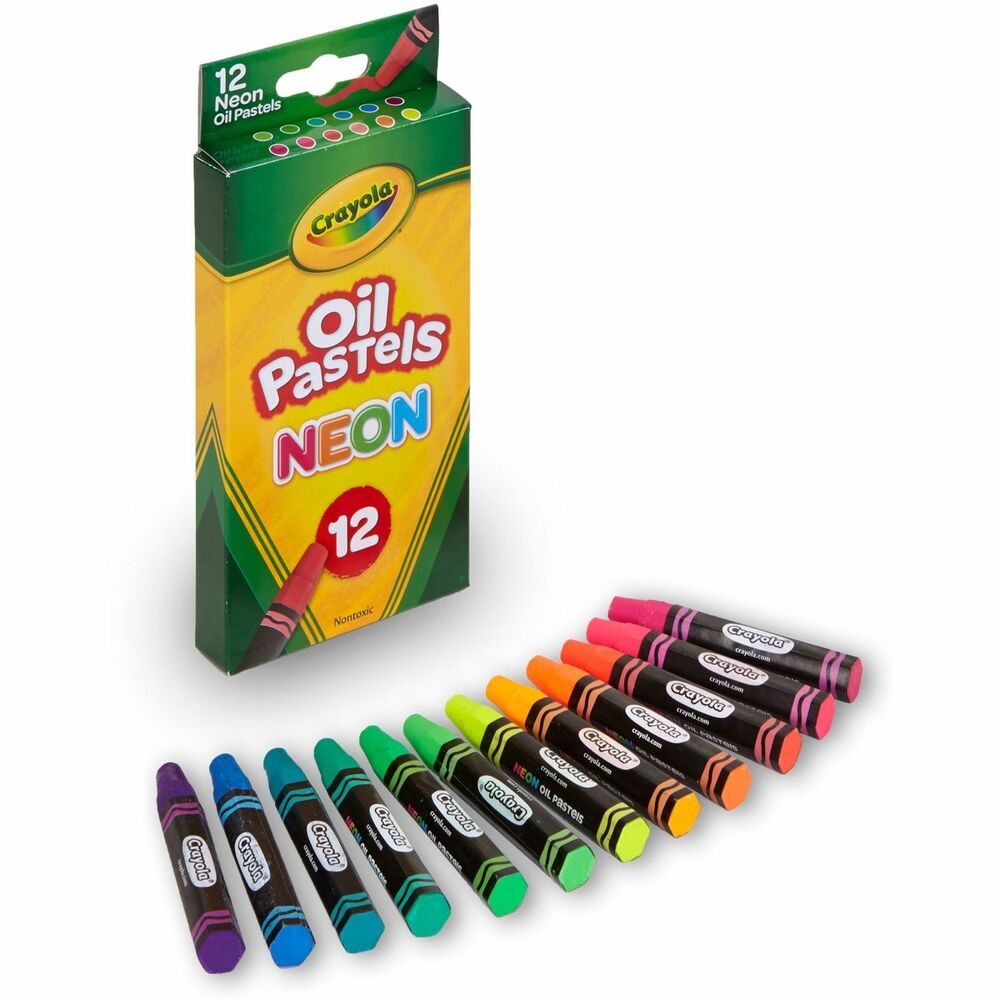 CYO524613 - Oil Pastels lay down bright, vivid opaque color that blends to a true secondary color. The tapered point is ideal for detail drawing. The barrel, designed for children, is jumbo-sized for longer-lasting use. Hexagonal shape prevents them from rolling off desks and makes them easier to hold. They are tightly wrapped for durability, and the rich colors are nontoxic. This pack contains enough gorgeous colors to satisfy every junior artist, whatever they're creating. For a little extra glitz, it also includes oil pastels in 12 neon colors: Hot Magenta, Shocking Pink, Radical Red, Outrageous Orange, Neon Carrot, Laser Lemon, Electric Lime, Screamin' Green, Graphic green, Aqua Brite, Blue Bolt and Vivid Violet.